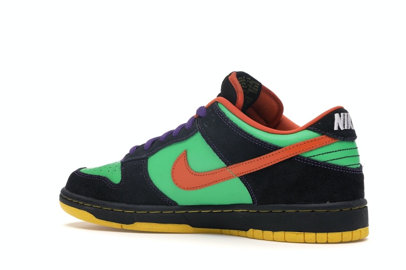 Nike SB Dunk Low Green Spark Hoop Orange