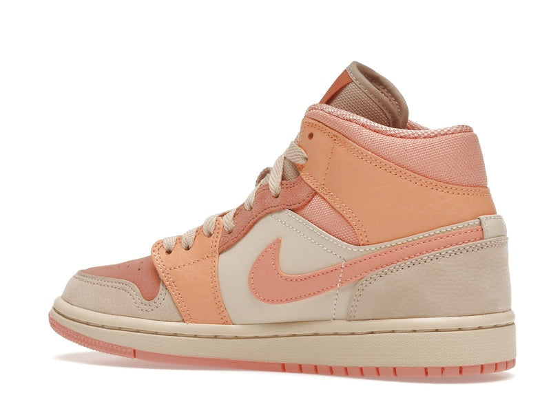 Jordan 1 Mid Apricot Orange (Women's)