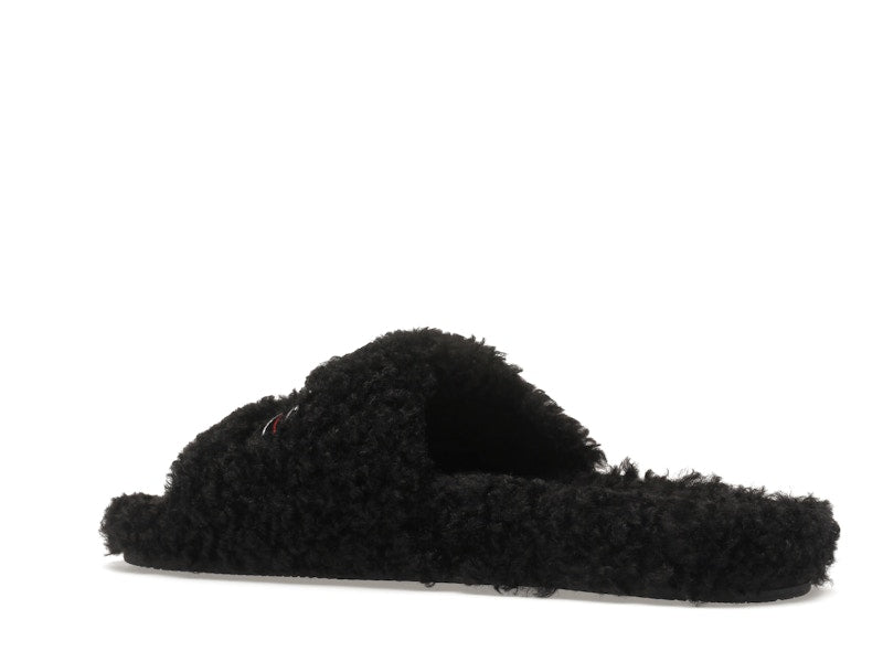 Balenciaga Furry Slide Black