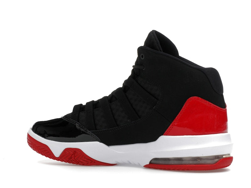 Jordan Max Aura Black Red Patent