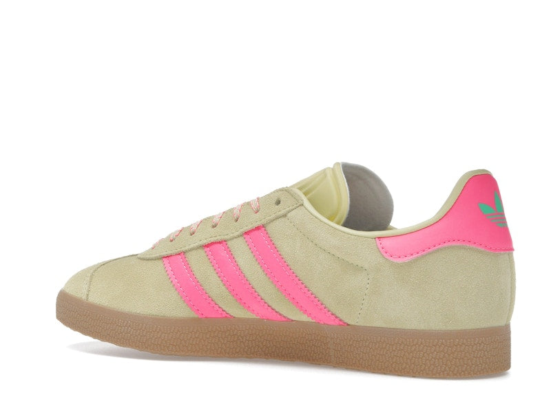 adidas Gazelle Powder Yellow Lucid Pink (Women's)