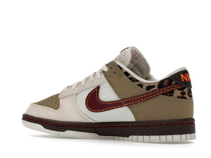 Nike Dunk Low Retro Khaki Team Red Pearl White (Women's)