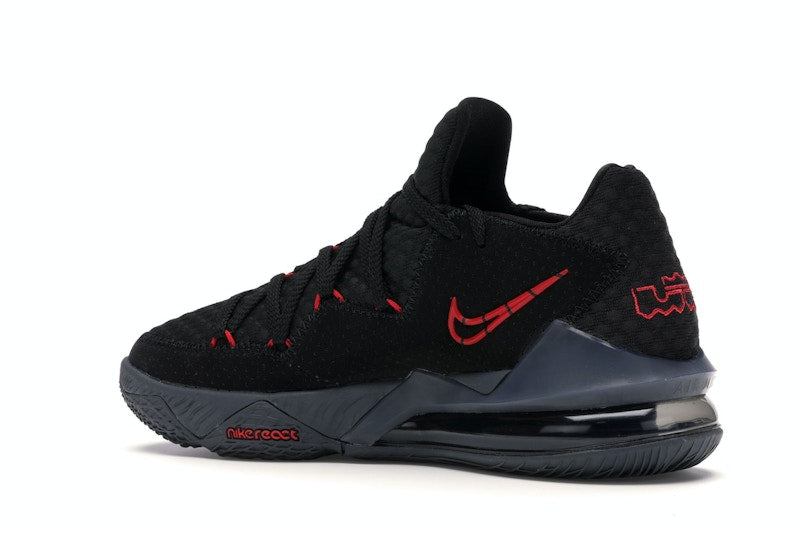 Nike LeBron 17 Low Black Red Dark Grey