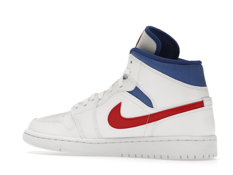 Jordan 1 Mid White Red Royal (Women's)