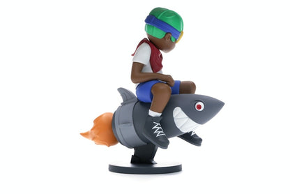 Hebru Brantley x Billionaire Boys Club x Bait Beyond The Beyond Fly Boy Figure 9 Inches White/Multi