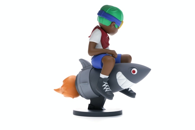 Hebru Brantley x Billionaire Boys Club x Bait Beyond The Beyond Fly Boy Figure 9 Inches White/Multi