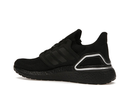 adidas Ultra Boost 20 Core Black Silver Metallic