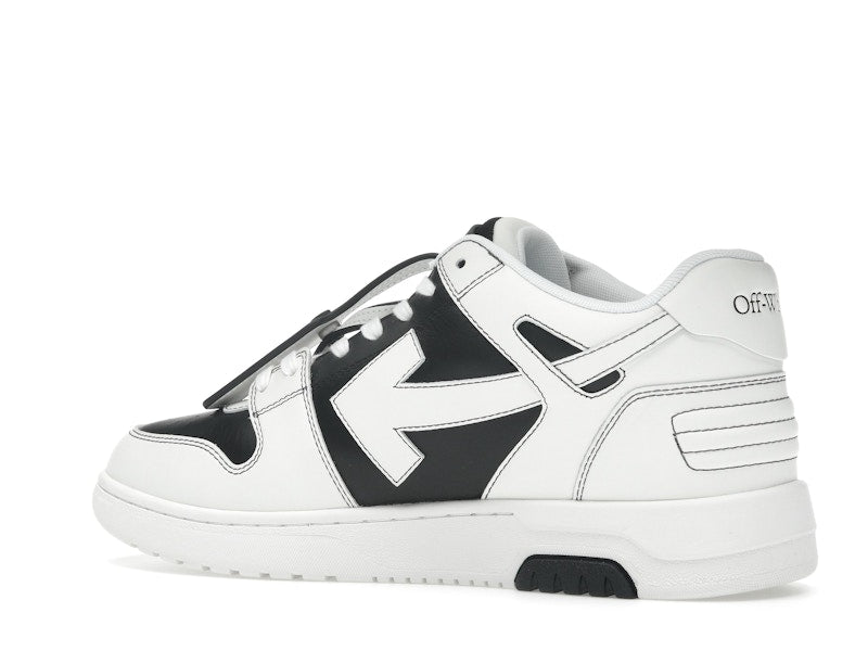 OFF-WHITE Out Of Office OOO Low Tops Black White