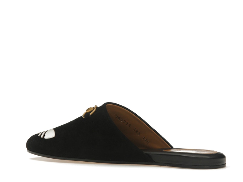 Gucci x Adidas Trefoil Slipper Black (Women's)