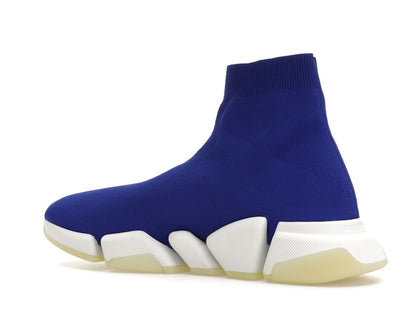 Balenciaga Speed 2.0 Recycled Knit Blue Glow