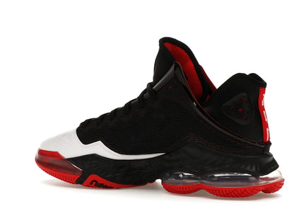 Nike LeBron 19 Low Black White University Red