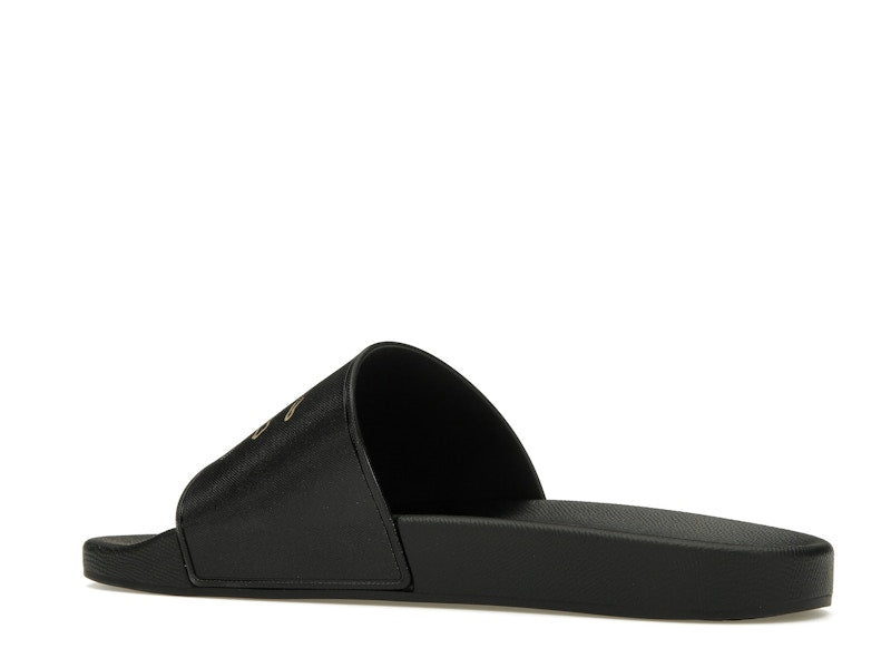 Burberry Check EKD Motif Slide Black