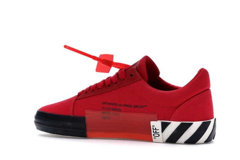 OFF-WHITE Vulc Low Red
