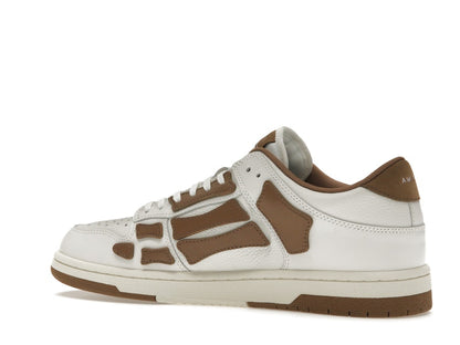 AMIRI Skel Top Low White Brown White