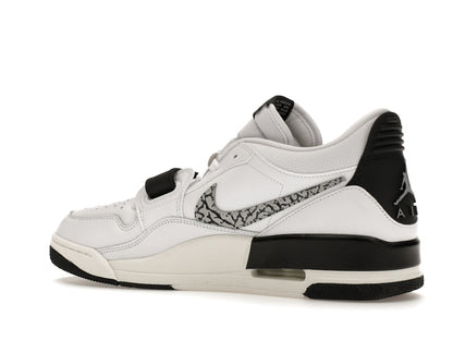 Jordan Legacy 312 Low White Black Elephant Swoosh