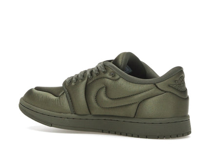 Jordan 1 Low Method of Make Satin Medium Olive (Women's)