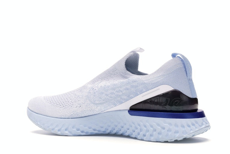 Nike Epic React Moc Flyknit White Hydrogen Blue