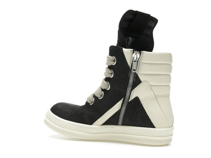 Rick Owens Geobasket Jumbo Lace High Black Milk