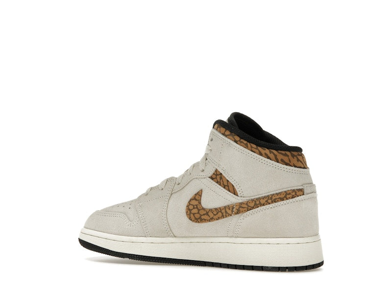 Jordan 1 Mid SE Brown Elephant (GS)