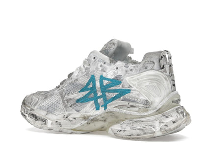 Balenciaga Runner Graffiti White Blue