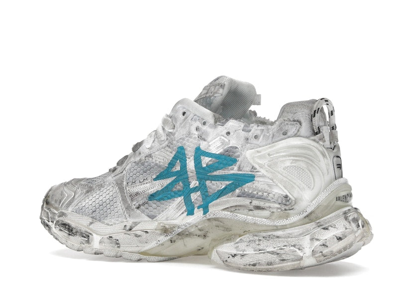 Balenciaga Runner Graffiti White Blue