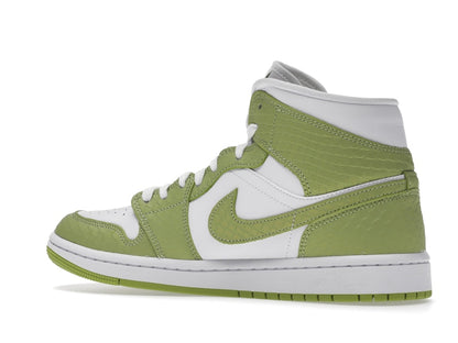 Jordan 1 Mid Green Python (Women's)