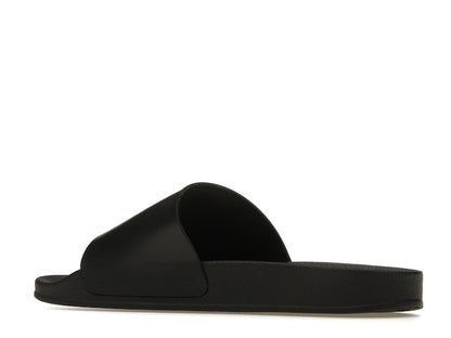 OFF-WHITE Pool Slides Black White (Women's) (SS22)