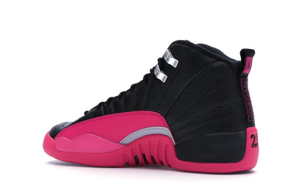 Jordan 12 Retro Black Deadly Pink (GS)