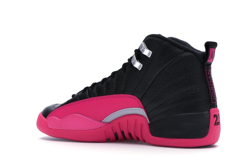 Jordan 12 Retro Black Deadly Pink (GS)