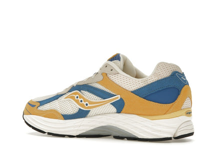 Saucony ProGrid Omni 9 Premium Cream Yellow Royal Blue