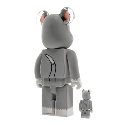 Bearbrick Tom and Jerry: Tom Flocky 100% & 400% Set