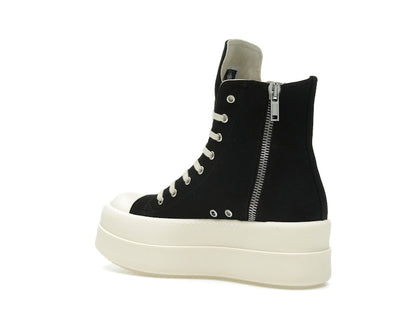 Rick Owens Hollywood DRKSHDW Double Bumper High Black Pearl Milk (Women's)