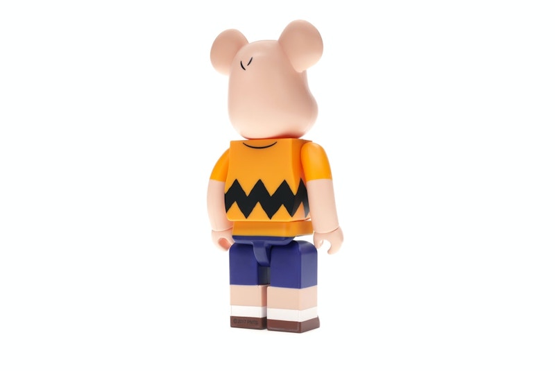 Bearbrick Charlie Brown 400% Yellow