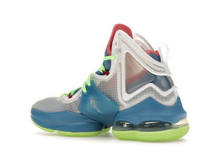 Nike LeBron 19 Dutch Blue Lime Glow (GS)