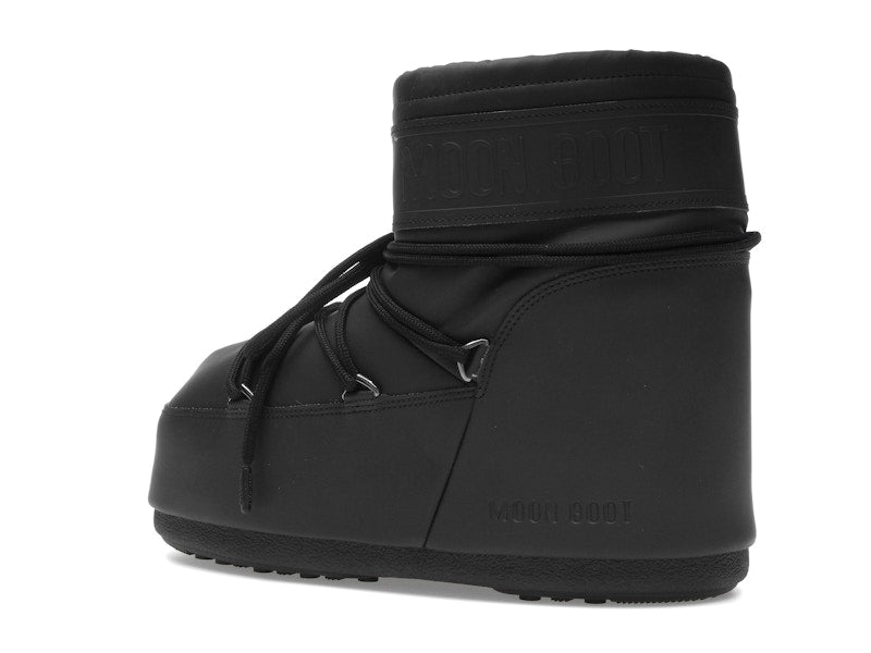 Moon Boot Icon Rubber Low Boot Black