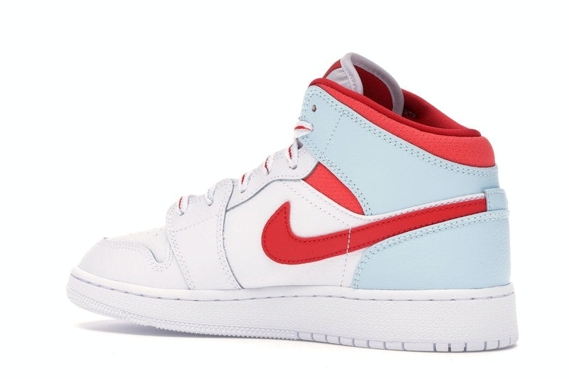 Jordan 1 Mid White Topaz Mist (GS)