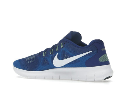 Nike Free Rn 2017 Deep Royal Blue White-Soar