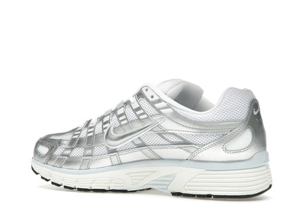 Nike P-6000 White Blue Tint Sail Metallic Silver (Women's)