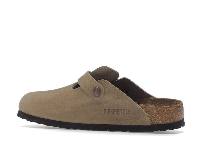 Birkenstock Boston Soft Footbed Oiled Leather Tobacco Brown