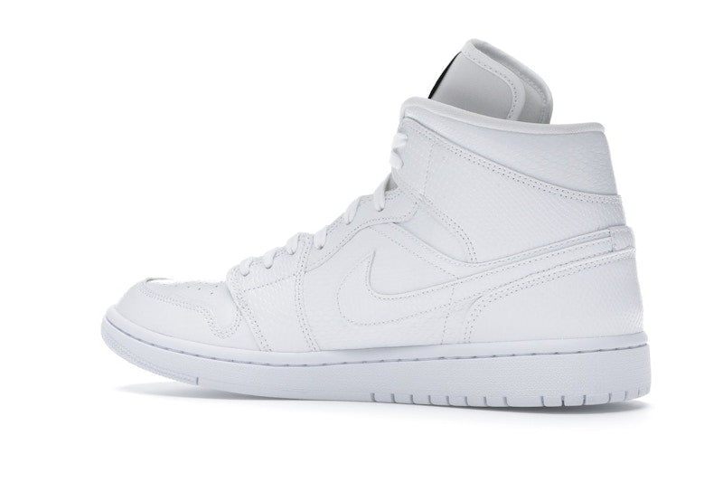 Jordan 1 Mid White Snakeskin (Women's)