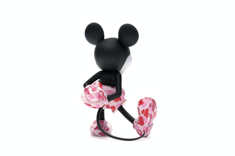 BAPE x Mickey Mouse 90th Anniverary Figure Red Camo