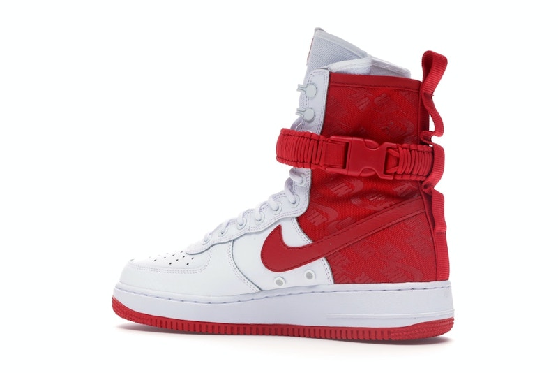 Nike SF Air Force 1 High White University Red