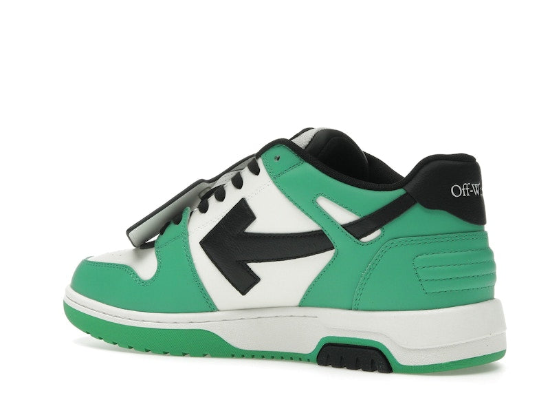 OFF-WHITE Out Of Office "OOO" Low Tops Green Black