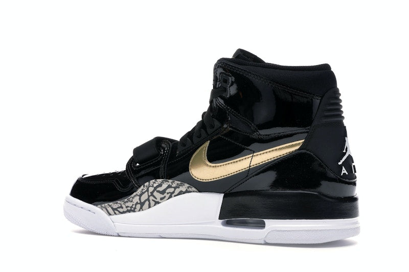 Jordan Legacy 312 Black Gold Patent