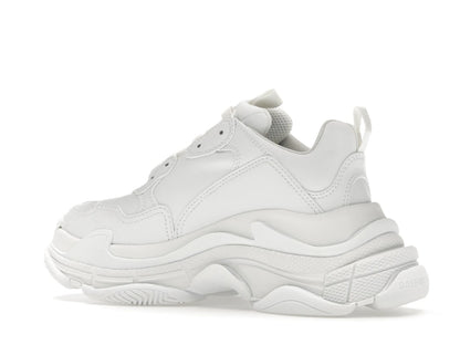Balenciaga Triple S Synthetic Leather Triple White (Women's)