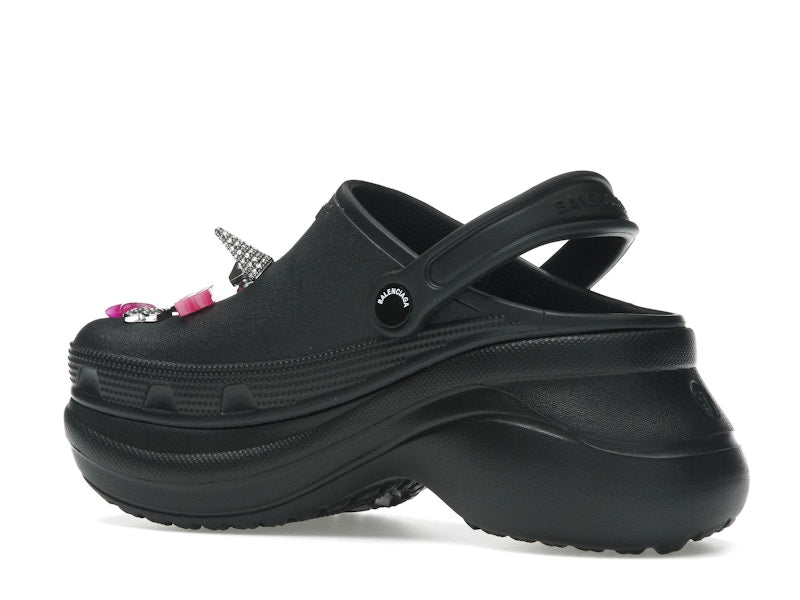 Balenciaga x Crocs Mule Black Multicolor Jibbitz (Women's)