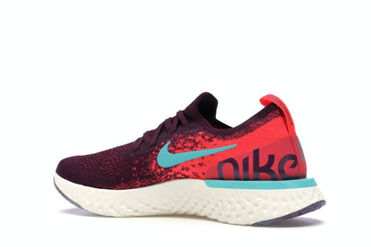 Nike Epic React Flyknit Bordeaux Hyper Jade (Women's)