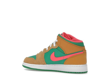 Jordan 1 Mid SE Chutney Lucky Green (GS)