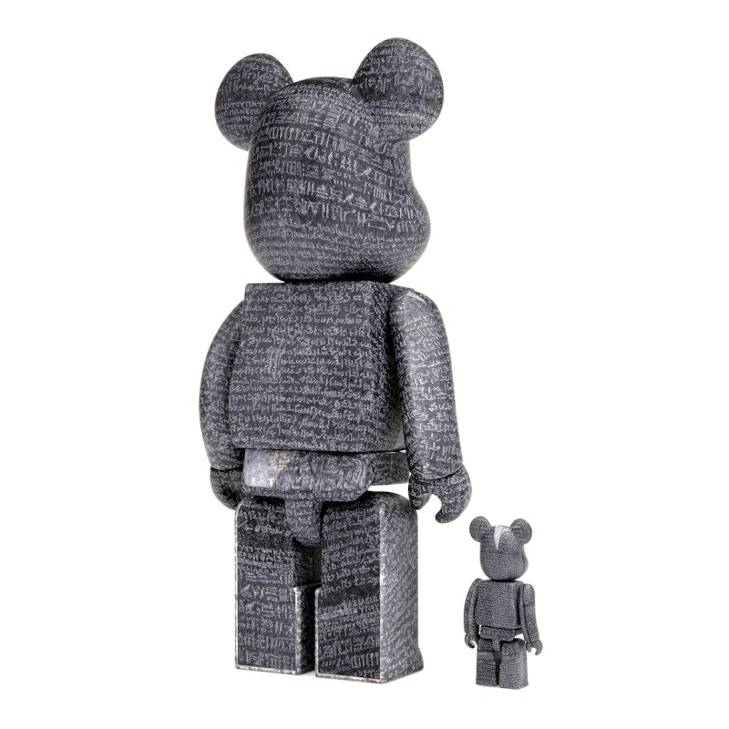 Bearbrick The British Museum (The Rosetta Stone) 100% & 400% Set