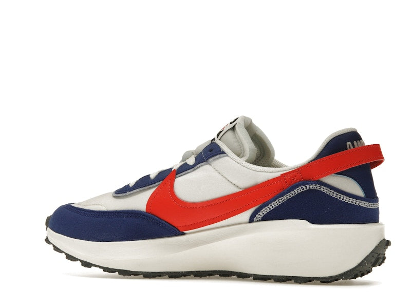 Nike Waffle Debut Swoosh Habanero Red Old Royal